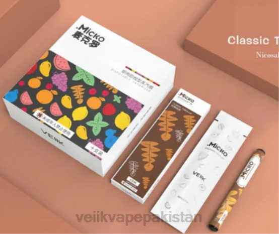 VEIIK Micko Disposable Vape 400 Puffs 310mAh 10pcs Multiple Flavors - VEIIK moos pod F086T56