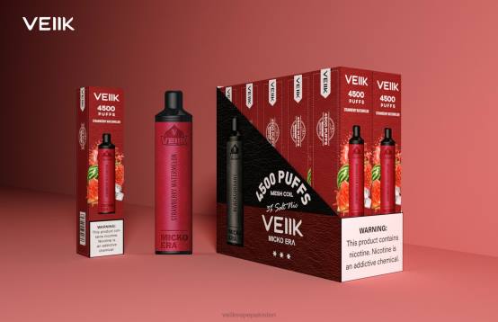 VEIIK Micko Era 4500 Puffs Disposable 30 mg Strawberry Watermelon - VEIIK vape Pakistan F086T1