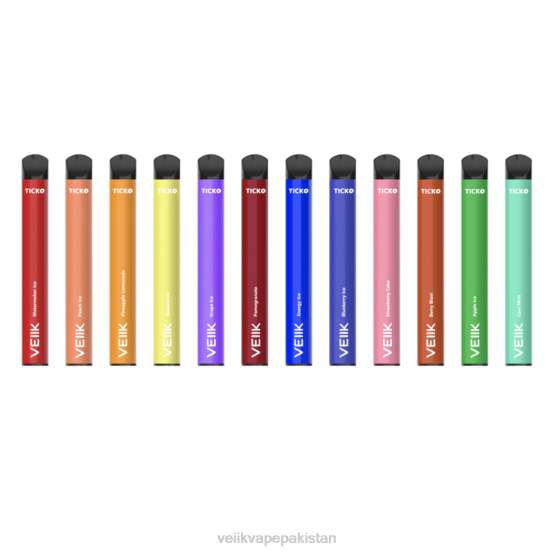 VEIIK Ticko Disposable Vape 1200 Puffs Multiple Flavors - VEIIK vape Pakistan F086T31
